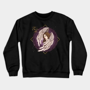 Angelic Wings Girl Crewneck Sweatshirt